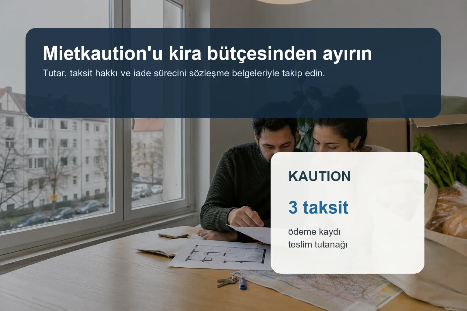 Almanya'da profesyonel şoförlük araştırmasını temsil eden editoryal görsel